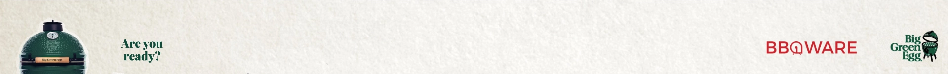 Green Egg BBQ - BBQWARE heldenafbeelding