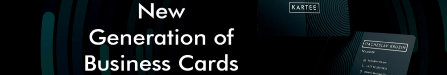 Kartee - NFC & Digital Business Cards hero image