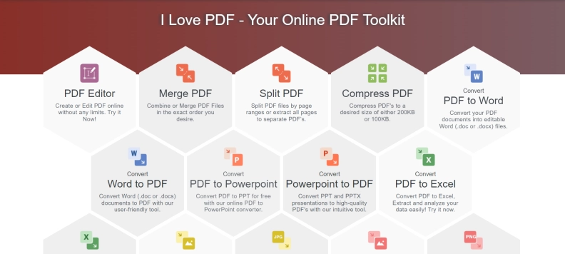 I Love PDF hero image