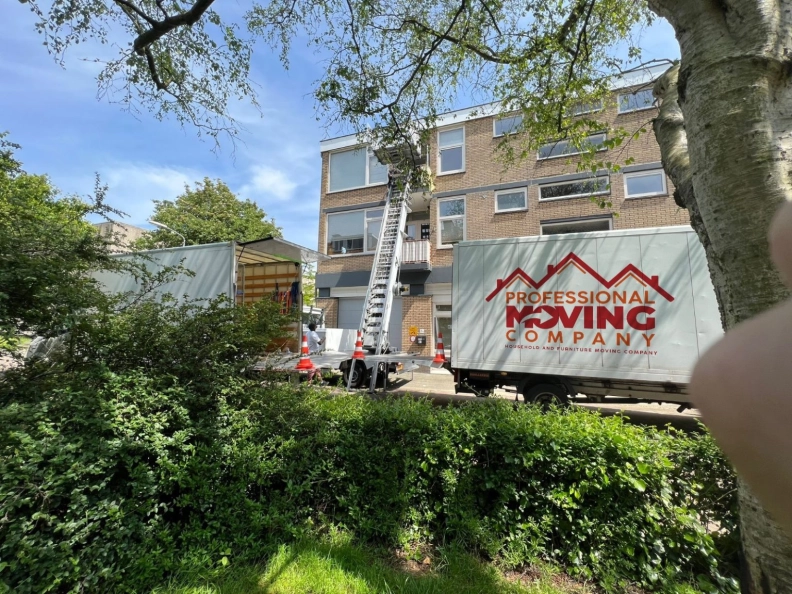 Professional Moving Company heldenafbeelding