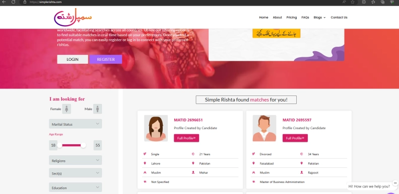 Simple Rishta hero image