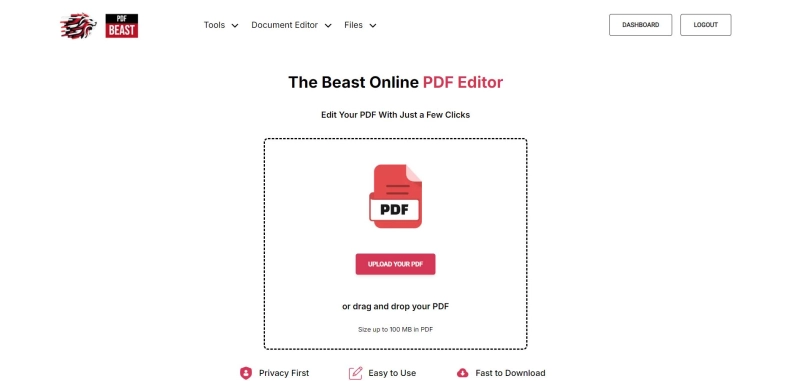 PDFBeast hero image