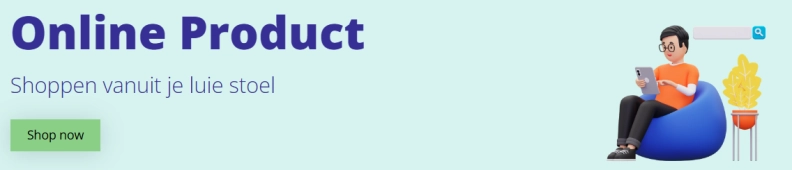 Online Product heldenafbeelding
