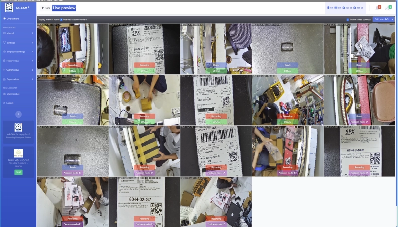 Phần mềm quay video đóng gói hàng hóa hero image