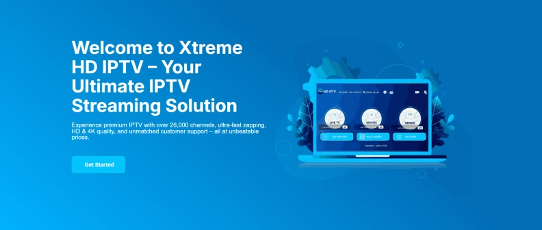Xtreme HD IPTV hero image