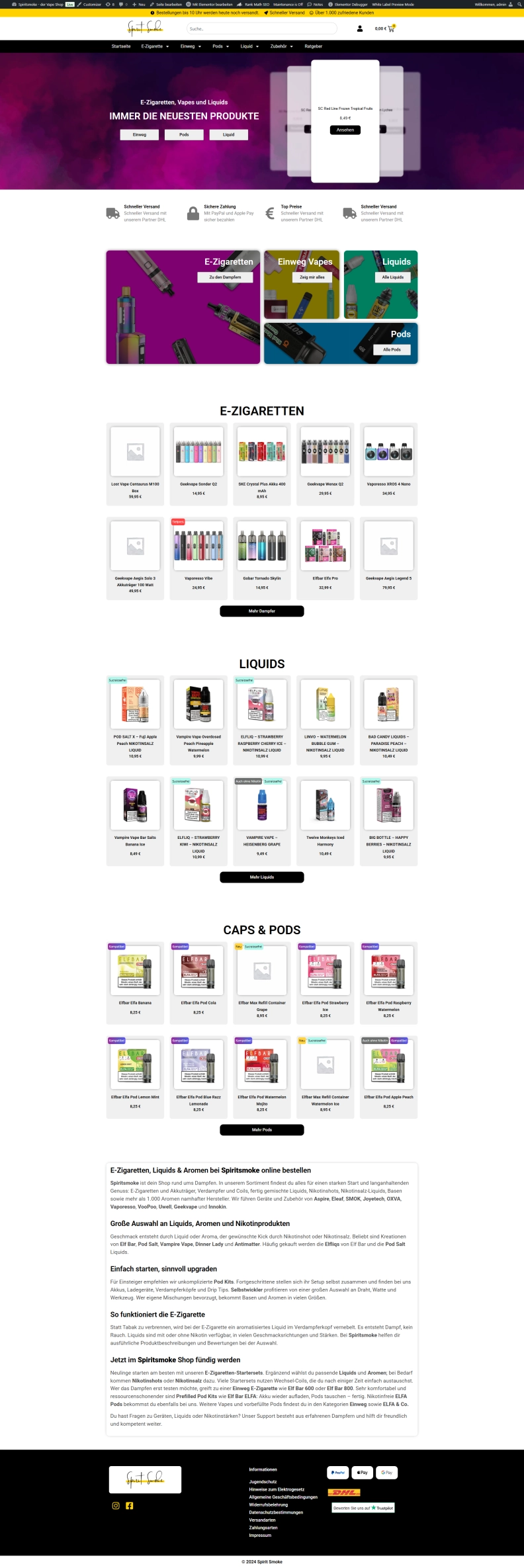 Spiritsmoke Heldenbild