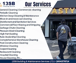 13SB Cleaning Services Delta/Surrey/Vancouver hero image