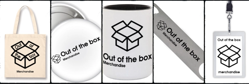 Out of the box merch hero image