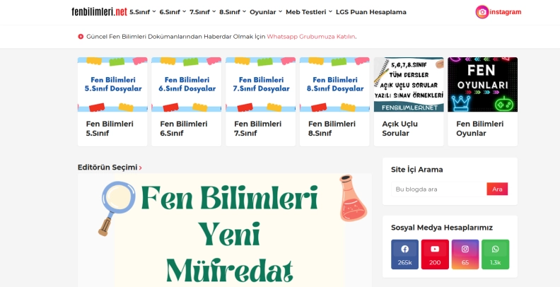 fenbilimleri.net hero image