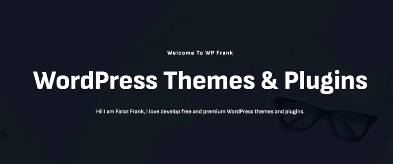 WP Frank Softwares hero image