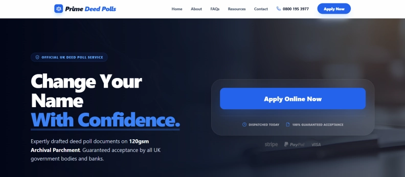 Prime Deed Polls hero image