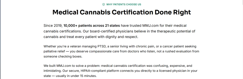 MMJ Card Online hero image