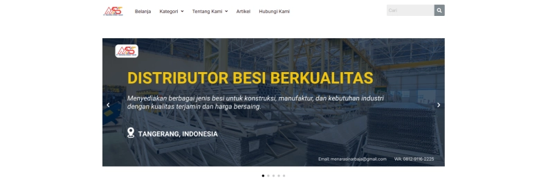 Distributor Besi Tangerang hero image