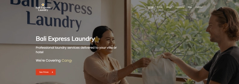 Bali Express Laundry Service hero image