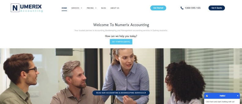 Numerix Accounting Sydney - Outsourcing Bookkeeping & Accounting hero image