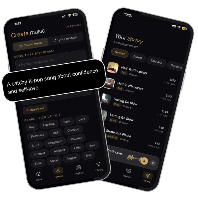 Muziko: ai song generator hero image