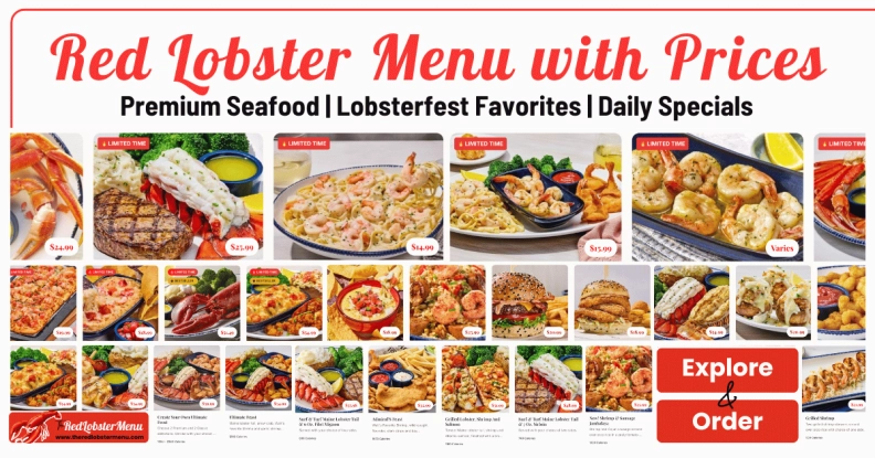 The Red Lobster Menu Guide hero image