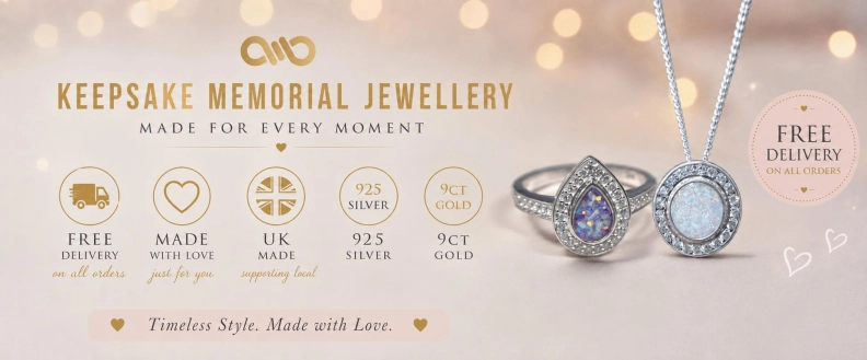 Keepsakememorialjewellery hero image