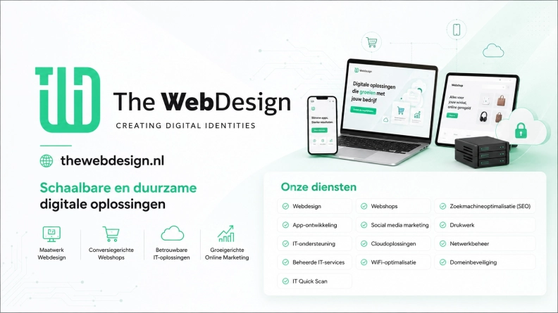 The WebDesign - Website Laten Maken heldenafbeelding