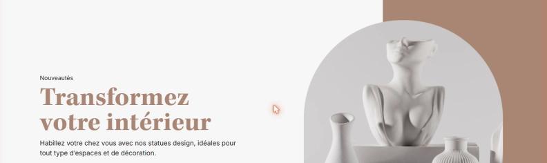 Image héro Statue Design