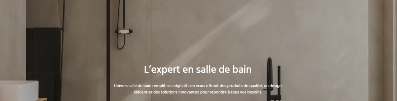 Image héro Univers Salle de Bain
