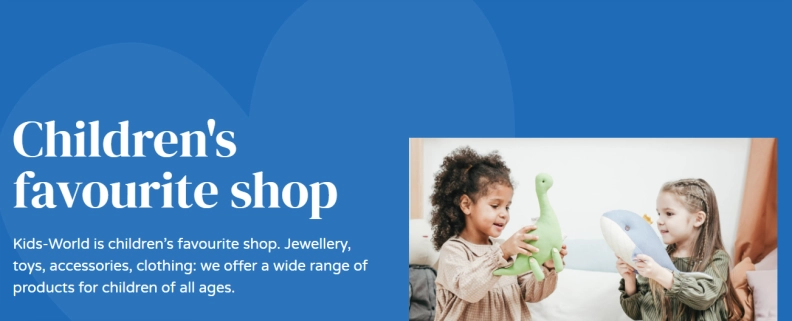 Kids World hero image
