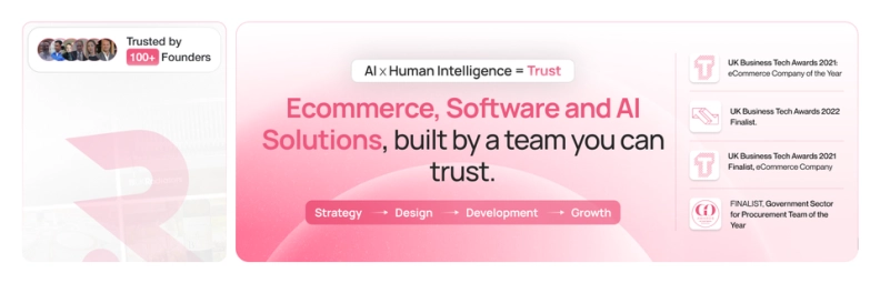 RVS Media - Ecommerce Web and Software Development Agency London hero image