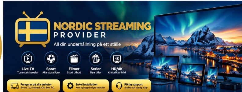 Nordic Streaming Provider hero image