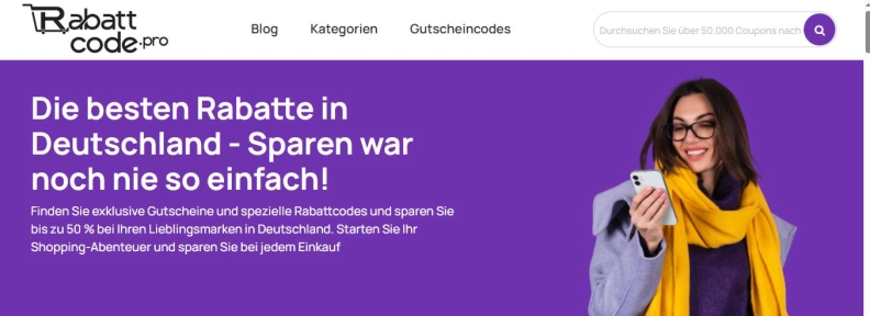 RabattCode.pro Heldenbild